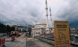 Nilüfer'de çöken istinat duvarı yenileniyor