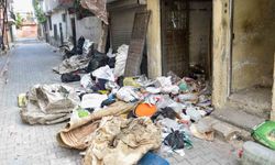 Adana'da çöp ev temizlendi