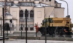 Başkentte kar ve karla karışık yağmur etkili oldu