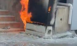 Batman'da aşırı yük elektrik panosunu yaktı