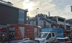 Beşiktaş'ta iş yerinde korkutan yangın: 1 itfaiyeci yaralandı