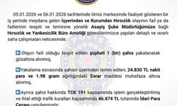 Bingöl'de hırsızlık yapan şüpheli tutuklandı