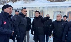 Çatak'ta çığ afeti sonrası saha incelemesi yapıldı