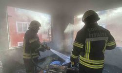 Çorum'da metruk binada korkutan yangın