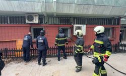 Cuma namazı öncesinde cami çarşısında yangın paniği