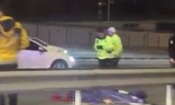 D-100 karayolunda otomobil ile çarpışan motosikletli hayatını kaybetti