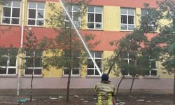 Diyarbakır'da boş okulda yangın