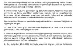 Diyarbakır'da gösteri ve yürüyüşler 4 gün boyunca yasaklandı