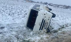 Edirne'de minibüs kazası: 1 yaralı