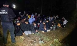 Fethiye'de 24'ü çocuk 58 düzensiz göçmen yakalandı
