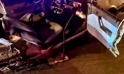 FIAT TOFAŞ otomobil kazada ikiye bölündü: 4 yaralı