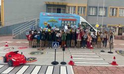 Gaziantep'te jandarmadan 126 öğrenciye trafik eğitimi