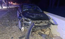 Hisarcık'ta otomobil ile motosiklete çarpıştı: 2 yaralı