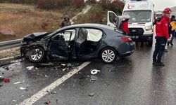 İzmir-İstanbul Otoyolu'nda zincirleme kaza: 1 ölü, 10 yaralı