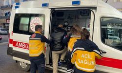 Karaman'da motosikletin çarptığı yaya yaralandı