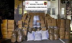 Kocaeli'de 6,3 milyon liralık makaron ve tütün ele geçirildi