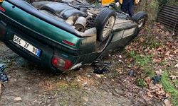 Kontrolden çıkan otomobil takla attı: 1 ölü