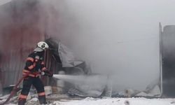 Malatya'da depo yangını