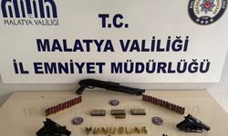 Malatya'da ruhsatsız silah operasyonu: 2 gözaltı