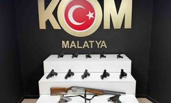 Malatya'da ruhsatsız silah operasyonu