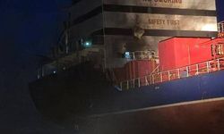 Odessa'da Rusya'nın saldırısında Türk gemisinin isabet aldığı anlara ilişkin görüntüler ortaya çıktı