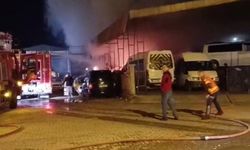 Ortaca Sanayi Sitesi'nde yangın: 4 araç ve 1 iş yeri zarar gördü