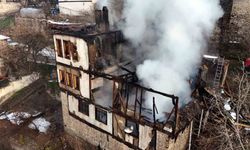 Safranbolu'da 46 günde aynı mahallede ikinci konak yangını