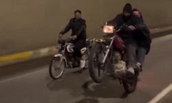 Şanlıurfa'da trafiği tehlikeye atan motosikletliye ceza