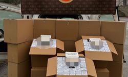 TEM Otoyolu'nda durdurulan araçta 300 bin adet makaron ele geçirildi