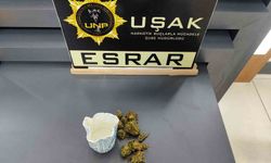 Uşak'ta çok sayıda uyuşturucu madde ele geçirildi