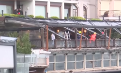 Bebek Otel'de kaçak bölümler yıkılıyor