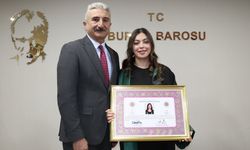 Canan Taşer Avukatlık ruhsatını aldı