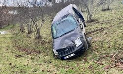 Samsun'da ticari araç fındık bahçesine yuvarlandı: 1 ölü