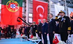 Portekiz için üretilecek gemilerin ilkinin bloğu kızağa alındı
