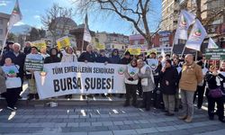 Bursa'da Tüm Emekliler Sendikası’ndan TBMM’de görüşülen düzenlemeye tepki