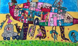 “Alin Naz’ın Renkli Dünyası” sergisi sanatseverlerden yoğun ilgi gördü