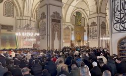 Bursa'da Berat Kandili Ulu Cami'de dualarla idrak edildi