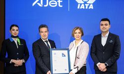 AJet, IATA sertifikasını aldı