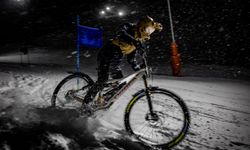 Palandöken'den Alplere: Türk sporcular Snowbike Dünya Şampiyonası'nda