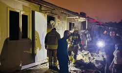 Antakya'da konteyner yangını