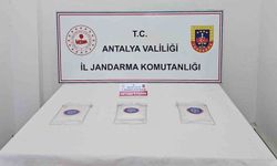 Antalya'da 1 kilo 810 gram uyuşturucu madde ele geçirildi
