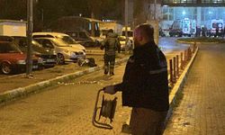 Aydın'da hastane önündeki şüpheli valizden giyecek çıktı