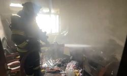 Babaeski'de ev yangını söndürüldü