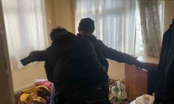 Balkondan tırmanıp girdiği evde 2 gün yaşadı