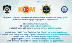 Bingöl'de 47 şüpheli yakalandı