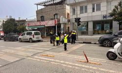 Bodrum'da öğrencilere uygulamalı trafik eğitimi