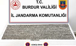 Burdur'da tarihi eser operasyonunda bin 105 sikke ele geçirildi