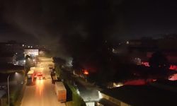 Bursa'da tekstil fabrikasında yangın