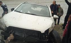 Dolu yağışı kazaya neden oldu: 2 yaralı