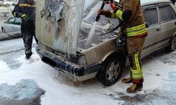 Dörtyol'da TOFAŞ alevlere teslim oldu